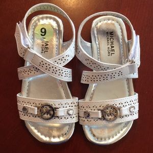 Toddler size 9 mk sandals brand new